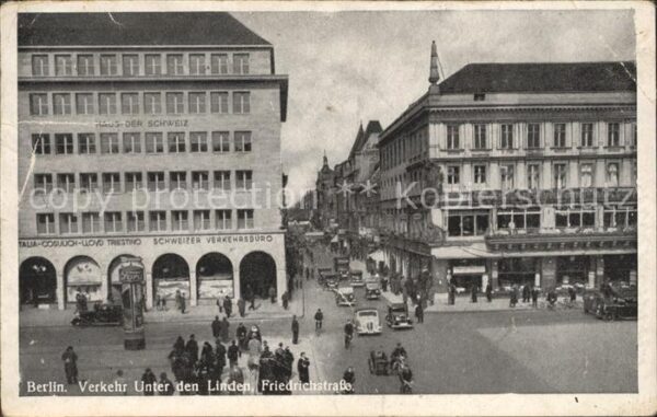 Berlin Unter den Linden Friedrichstrasse