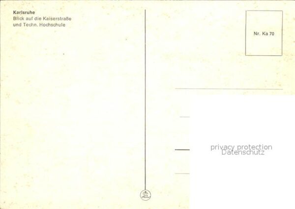 Karlsruhe Kaiserstrasse Technische Hochschule – Bild 2