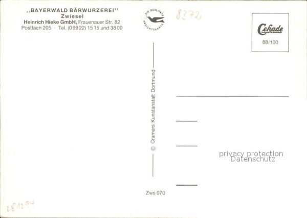 Zwiesel Niederbayern Bayerwald Bärwurzerei – Bild 2