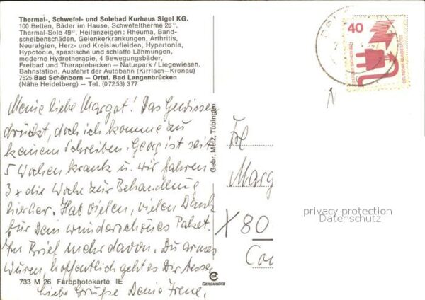 Bad Schoenborn Kurhaus Sigel KG – Bild 2