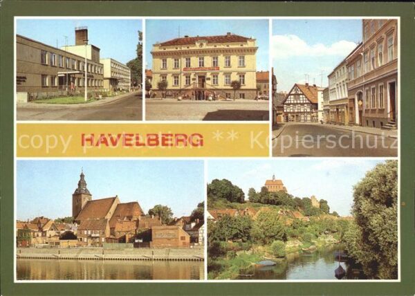 Havelberg Rathaus Kreiskrankenhaus