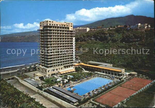Puerto de la Cruz Hotel Fliegeraufnahme