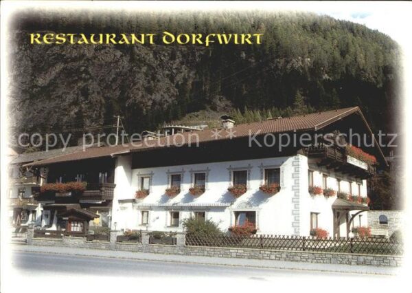 Laengenfeld Oetztal Restaurant Dorfwirt