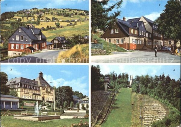 Klingenthal Vogtland Rathaus Grosse Aschbergschanze