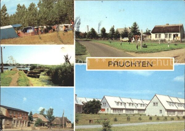 Pruchten Mecklenburg Vorpommern Campingplatz An der Barthe Gaststätte Z