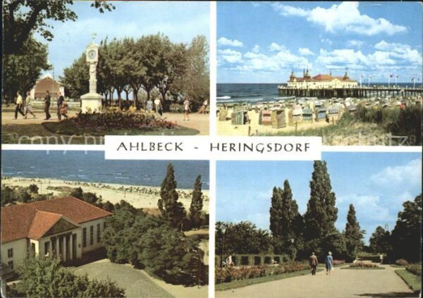 Ahlbeck Ostseebad Seebad Ahlbeck Seebrücke Kuranlage