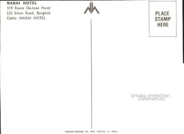 Bangkok Narai Hotel – Bild 2