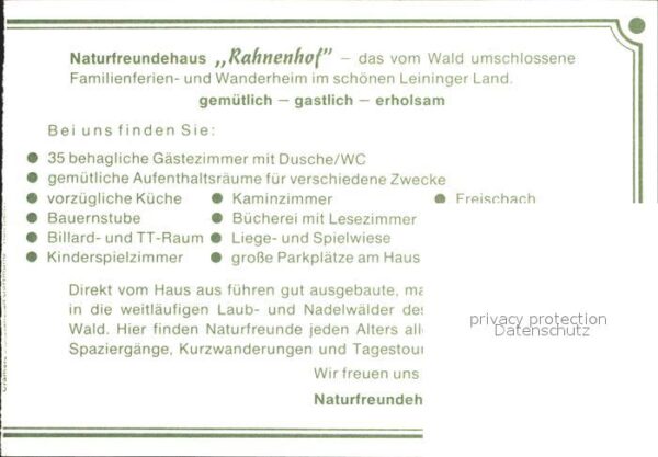 Hertlingshausen Naturfreundehaus Rahnenhof – Bild 2