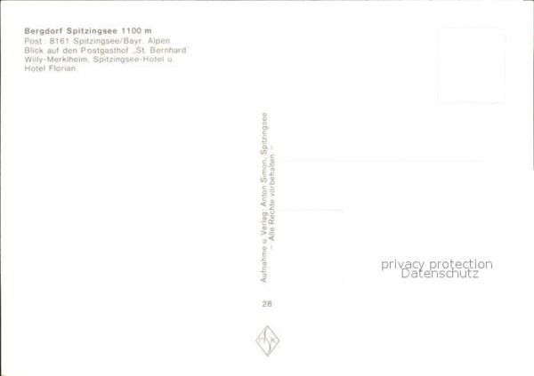 Spitzingsee Postgasthof Sankt Bernhard Hotel Floria – Bild 2