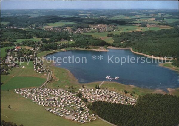 Marienheide Fliegeraufnahme Bruchertalsperre