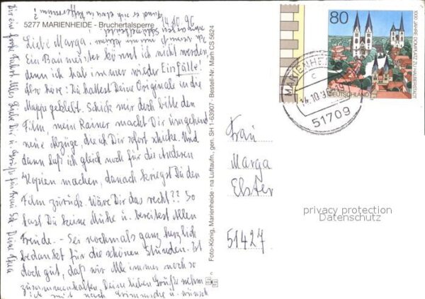 Marienheide Fliegeraufnahme Bruchertalsperre – Bild 2