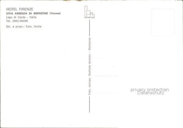 Assenza di Brenzone Hotel Firenze – Bild 2