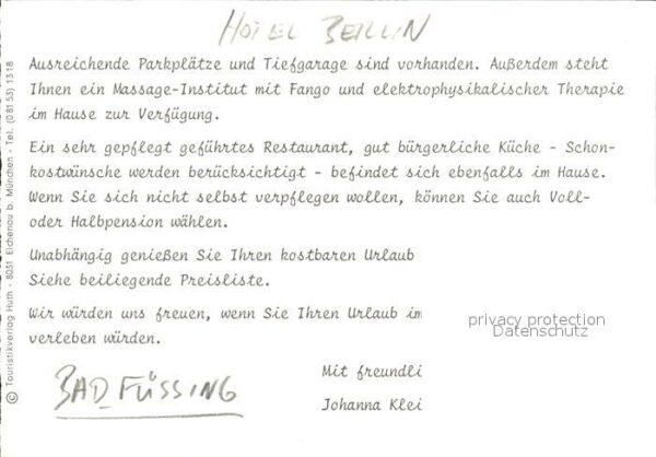 Bad Fuessing Hotel Bellin – Bild 2