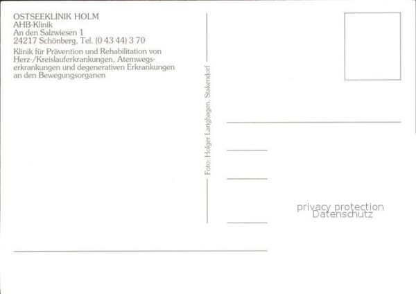 Schoenberg Holstein Ostseeklinik Holm – Bild 2