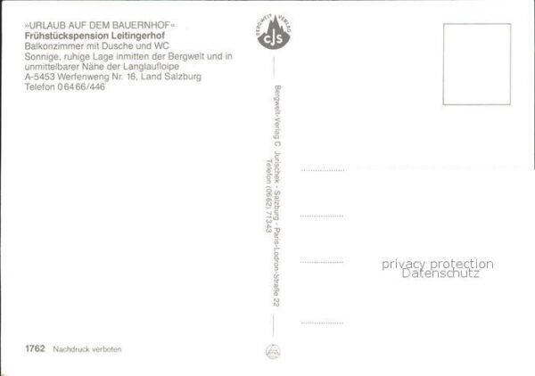 Werfenweng Frühstückpension Leitingerhof – Bild 2