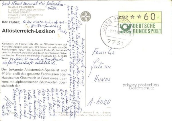 Hafling Gasthof Falzeben – Bild 2