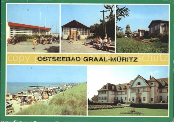 Graal-Mueritz Ostseebad Broilergaststätte Cafe Seeblick Sanator