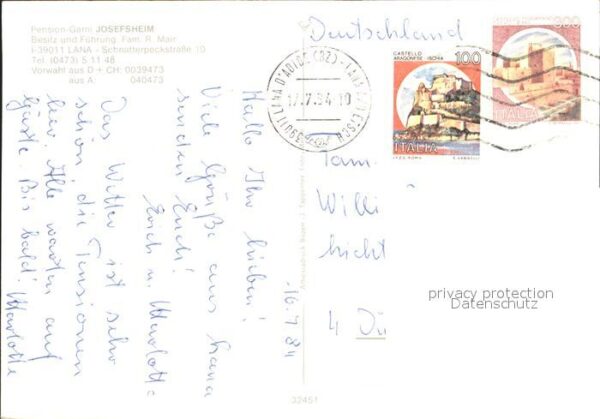 Lana Meran Pension Garni Josefsheim – Bild 2