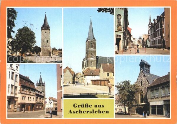 Aschersleben Am Markt Johannesturm