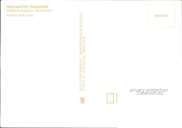 Sitzendorf Thueringen FDGB Erholungsheim Max Kirchner – Bild 2