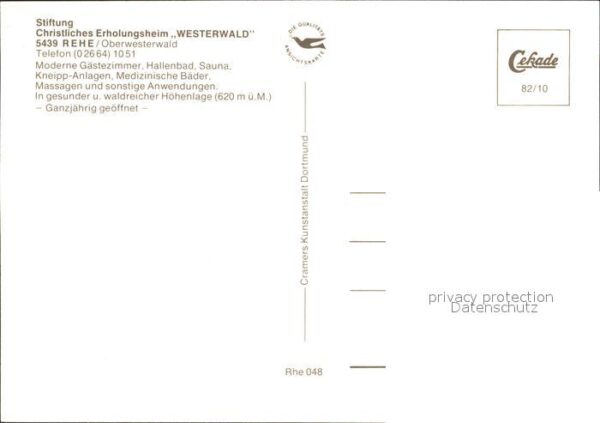 Rehe Westerwald Stiftung Christliches Erholungsheim Wes – Bild 2
