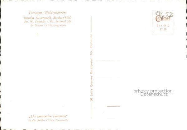 Altenberg Rheinland Terrassen Waldrestaurant Deutscher Märc – Bild 2