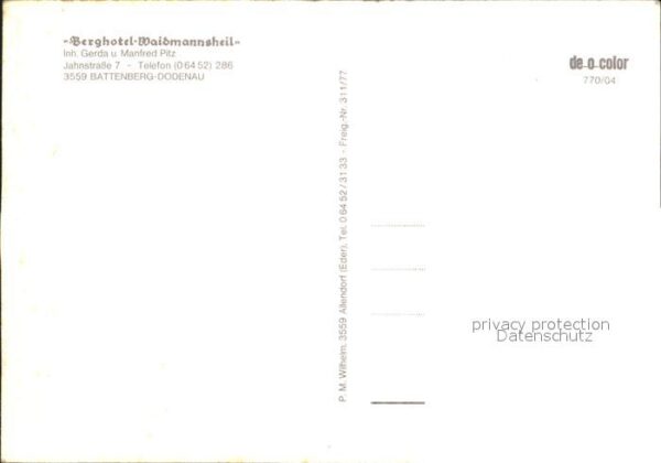 Battenberg Eder Berghotel Waidmannsheil – Bild 2
