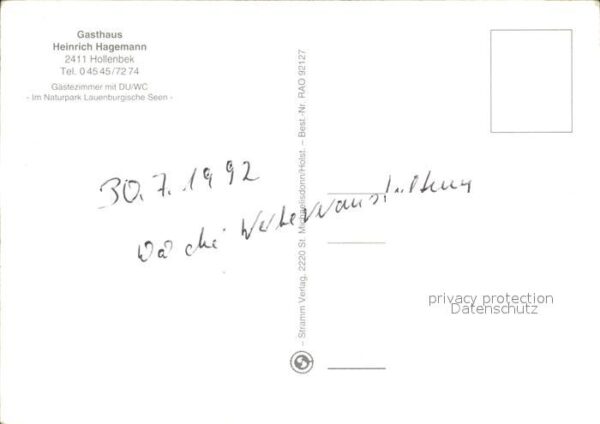 Hollenbeck Forsthaus Gasthaus Hagemann – Bild 2
