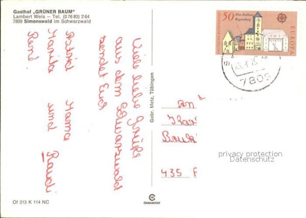 Simonswald Gasthof Grüner Baum – Bild 2