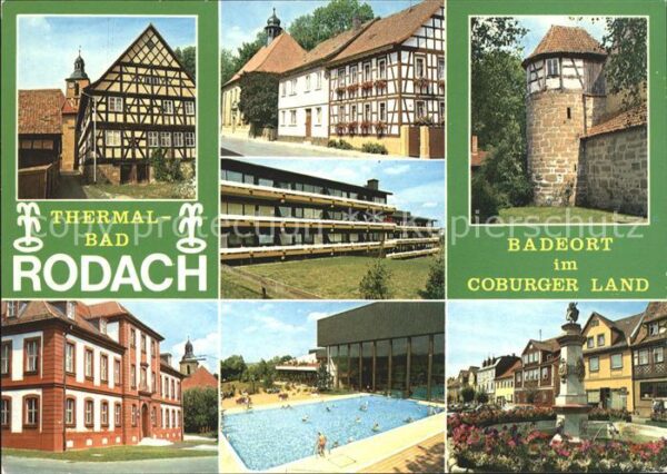 Rodach Bad Thermalbad Fachwerkhaus Schwimmbad Mark