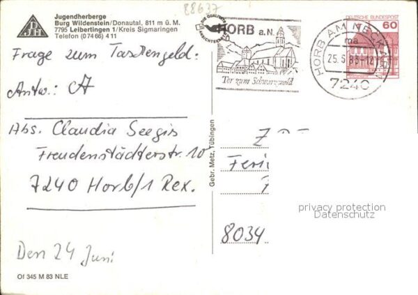Leibertingen Jugendherberge Burg Wildenstein – Bild 2