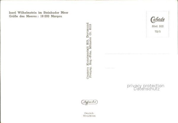 Insel Wilhelmstein Steinhuder Meer Fliegeraufnahme – Bild 2