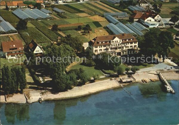 Insel Reichenau Strandhotel Löchnerhaus Fliegeraufnahme