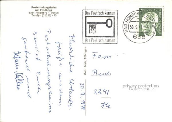 Feldberg Taunus Posterholungsheim – Bild 2