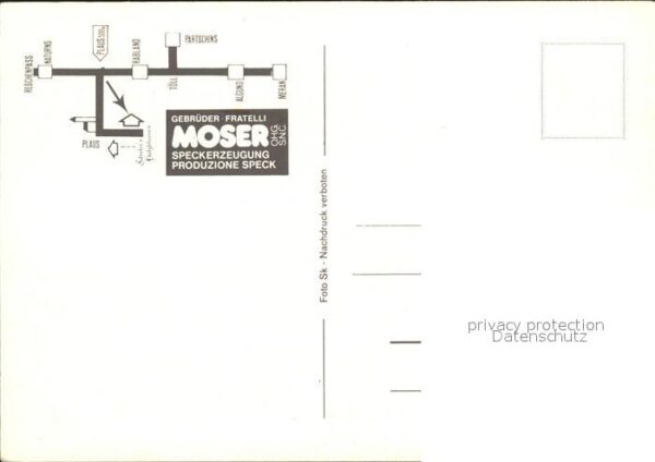 Meran Merano Plaus Gebrüder Fraelli Moser OHG Specke – Bild 2