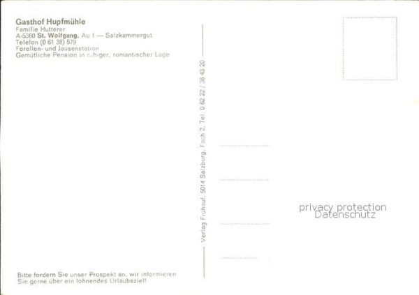 St Wolfgang Wolfgangsee Gasthof Hupfmühle – Bild 2
