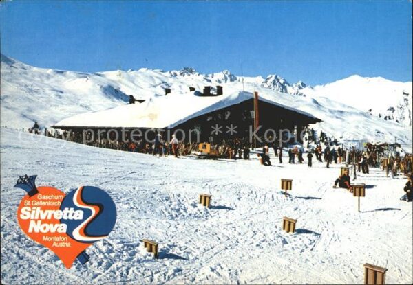Schruns Vorarlberg Skigebiet Silvretta Nova Bergrestaurant