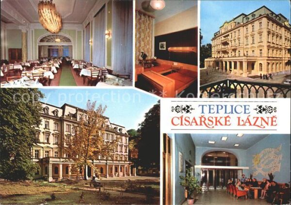 Teplice Cisarske Lazne Speisesaal Zimmer Empfan