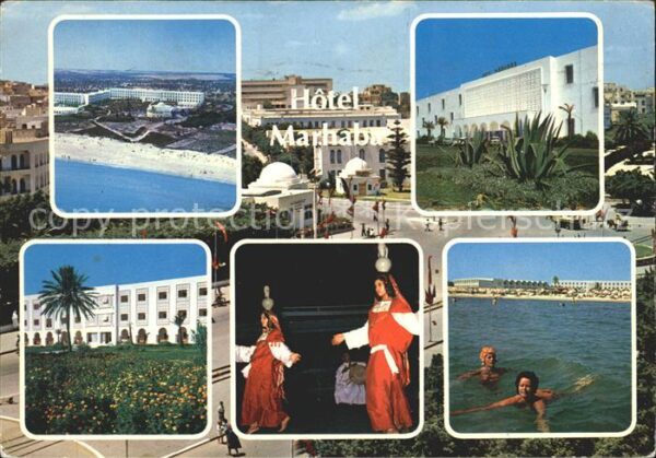 SOUSSE  Tunesie Hotel Marhaba Fliegeraufnahme Garden Tä