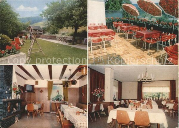 Heimbuchenthal Hotel Sonnenblick Terrasse Gasträume