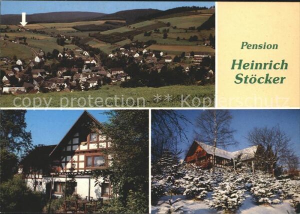 Wingeshausen Panorama Pension Heinrich Stöcker
