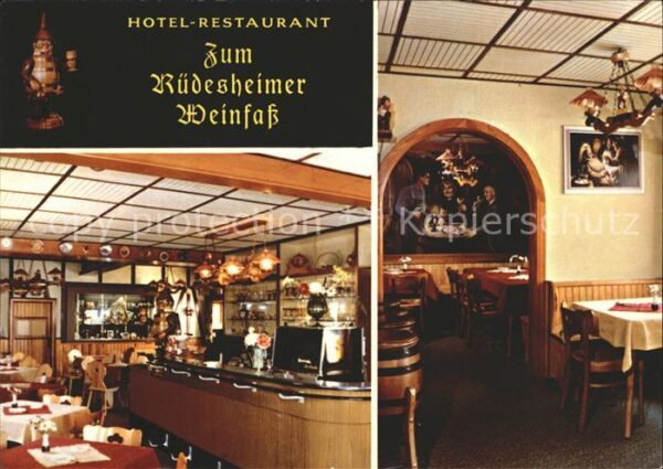Ruedesheim Rhein Hotel Zum Rüdesheimer Weinfass Bar Gast