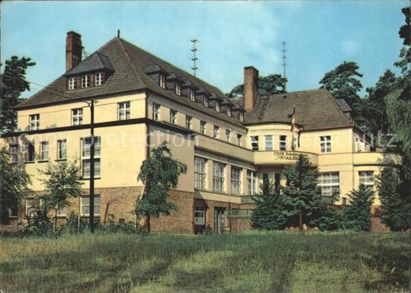 Arendsee Altmark FDGB Erholungsheim Waldheim