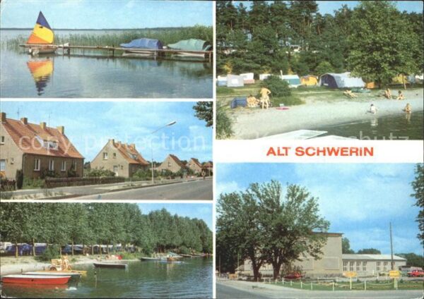 Alt Schwerin Am Plauer See Dorfstrasse Bootsanlegest