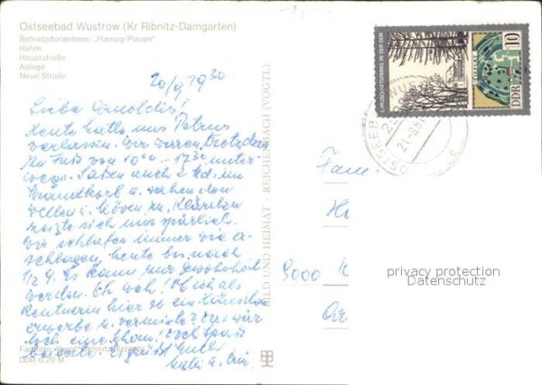 Wustrow Ostseebad Betriebsferienheim Plamag Plauen Hafen – Bild 2