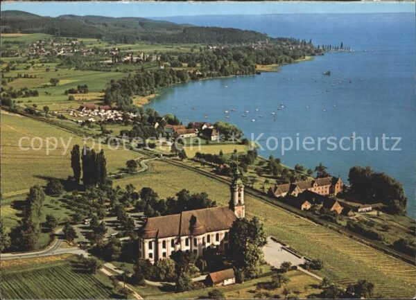 Birnau Basilika Birnau am Bodensee Fliegeraufn