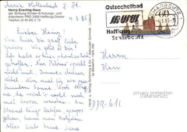 Haffkrug Ostseebad Henry Everling Haus Zimmer Schwimmbad L – Bild 2