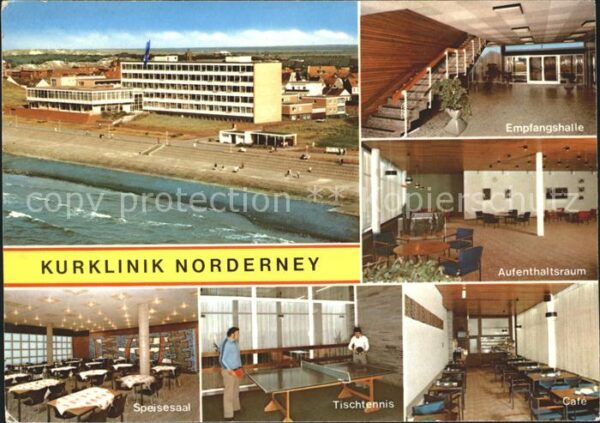 Norderney Nordseebad Kurklinik Empfangshalle Aufenthaltsraum