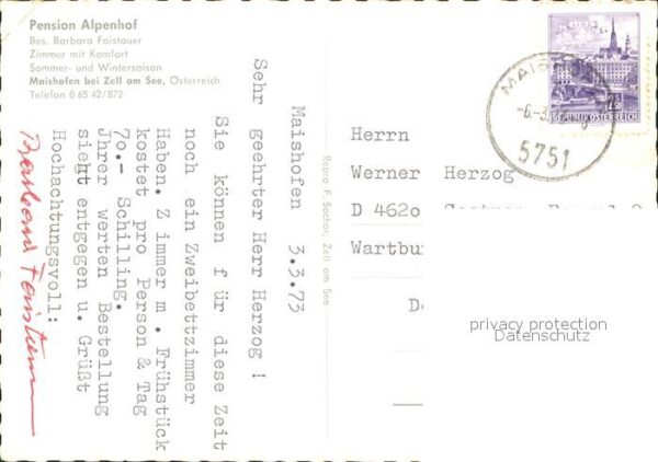 Maishofen Pension Alpenhof – Bild 2