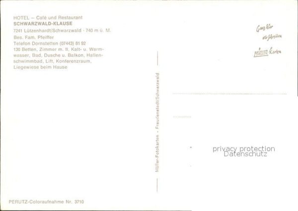Luetzenhardt Hotel Restaurant Schwarzwald Klause – Bild 2
